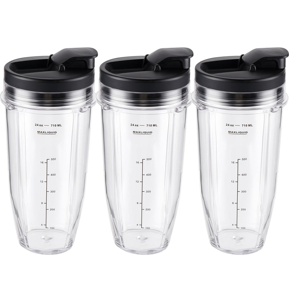 MEET JUICE Ninja Cups 24oz side view for on-the-go smoothies