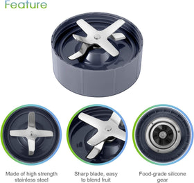 MEET JUICE rubber gasket for NutriBullet kit secures the seal during operation