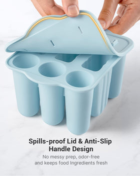 MEETRUE anti-slip base keeps molds steady in freezer
