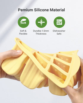 MEETRUE BPA-free silicone popsicle molds provide safe frozen treats for all ages.