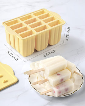 MEETRUE cleaning brush included for fast, thorough cleanup after making popsicles.