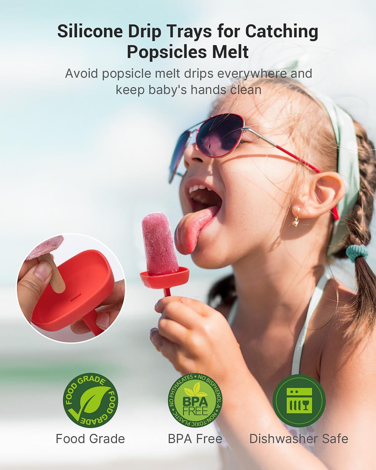 MEETRUE leak-proof cover prevents freezer spills