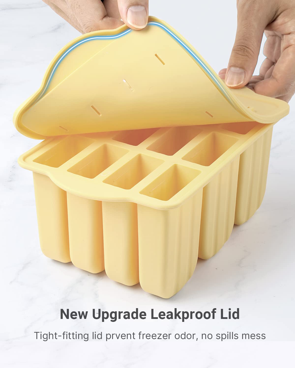 MEETRUE includes 50 wooden sticks for convenient, mess-free popsicle making.