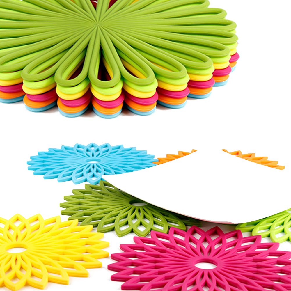 ME.FAN trivet non-slip surface protects tabletops.