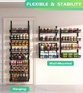 MeFirt heavy-duty-metal-frame ensures durable storage for daily pantry use.