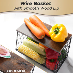Mefirt space-saving design stores fruit and vegetables neatly
