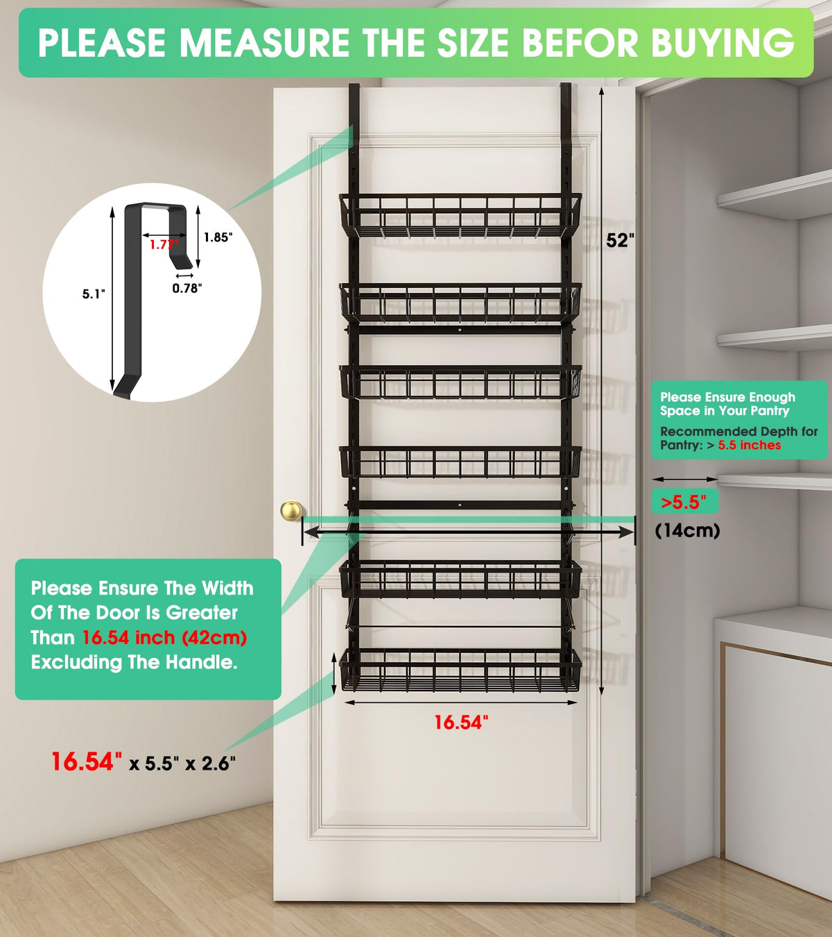 Mefirt wall-mounted spice rack saves counter space while keeping spices organized