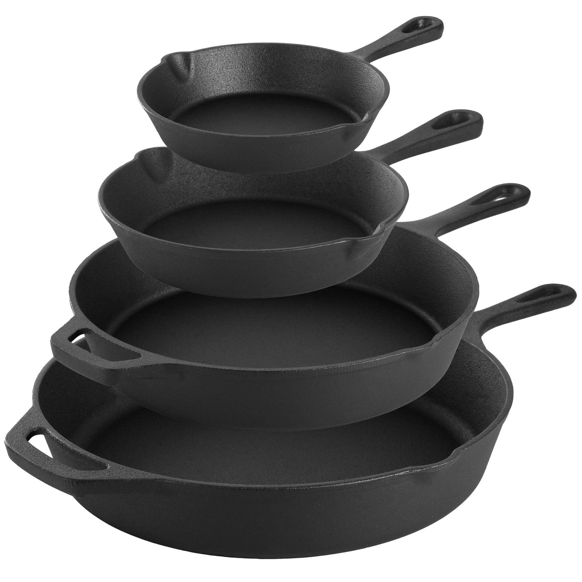Megachef 10-inch skillet with even heat for quick sautéing.