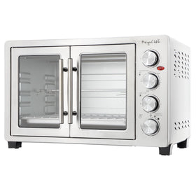Megachef 47qt oven side view showing ample interior space