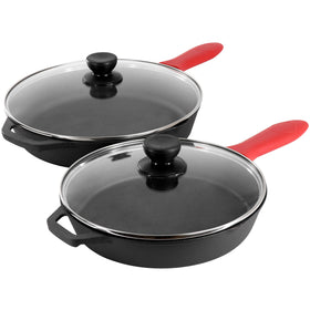 Megachef 8-inch skillet ideal for small-batch frying.