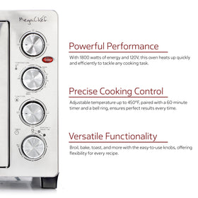 Megachef bake tray and rack set for versatile cooking tasks