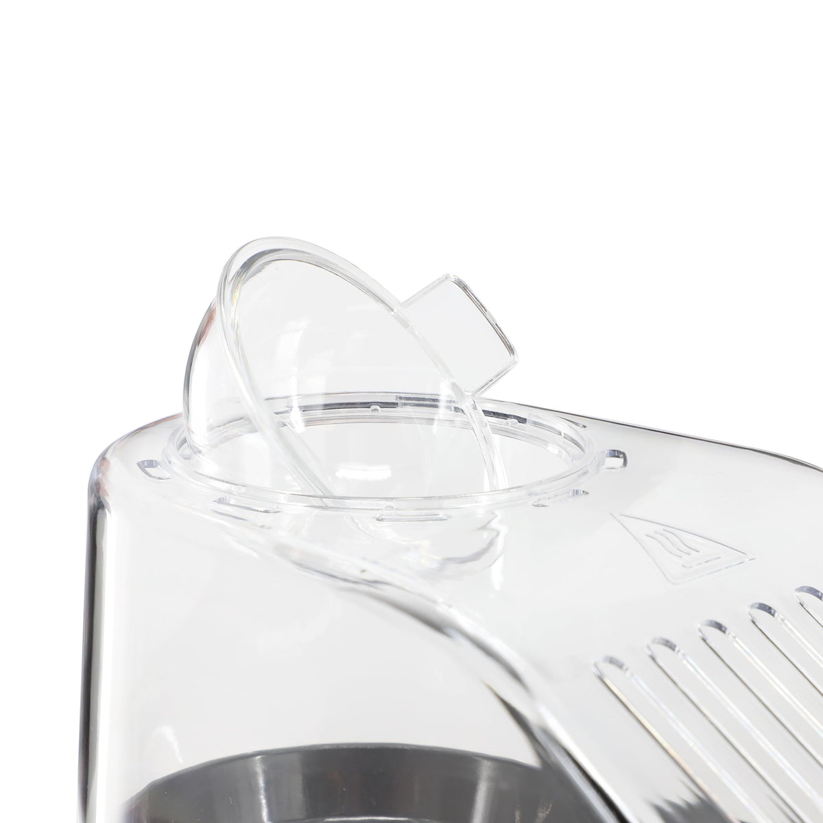 Megachef red popcorn popper in action demonstrates fast, even heat for movie night popcorn.