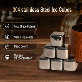 Megapuxin charred wooden bourbon glass gift box showcasing kit