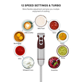 Megawise 600ml beaker for precise puree measurements.