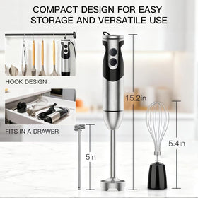 MEGAWISE milk frother creates creamy foam for coffee drinks.