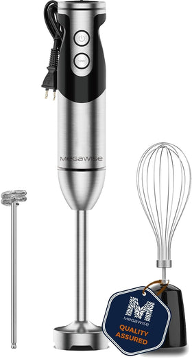 Megawise Pro titanium reinforced blades for sharp blending and durability