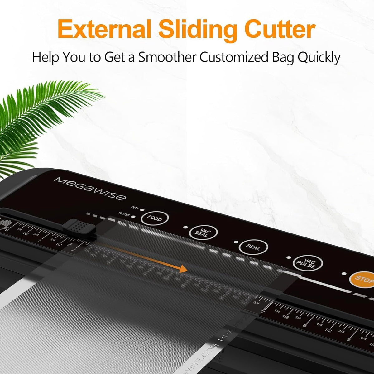 Compact, sleek black design fits any kitchen.