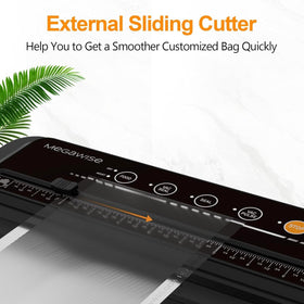 Compact, sleek black design fits any kitchen.