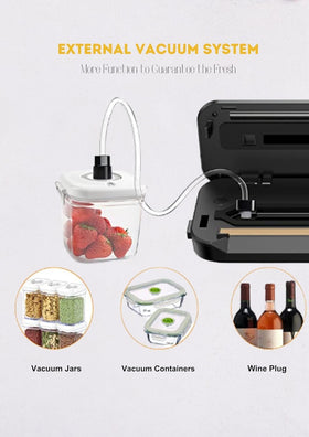 Megawise vacuum sealer offers dry, moist, wet, and cold modes for versatility.