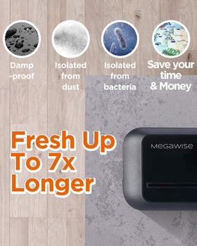 MEGAWISE vacuum sealer with hose for jars or wine bottles sealing.