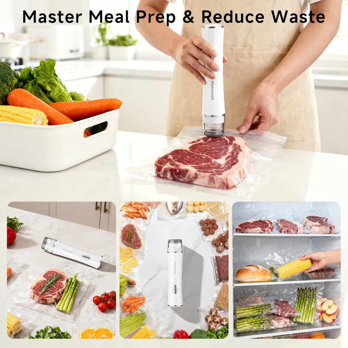 Mehomeli dishwasher-safe bags preserve freshness and are easy to reuse.