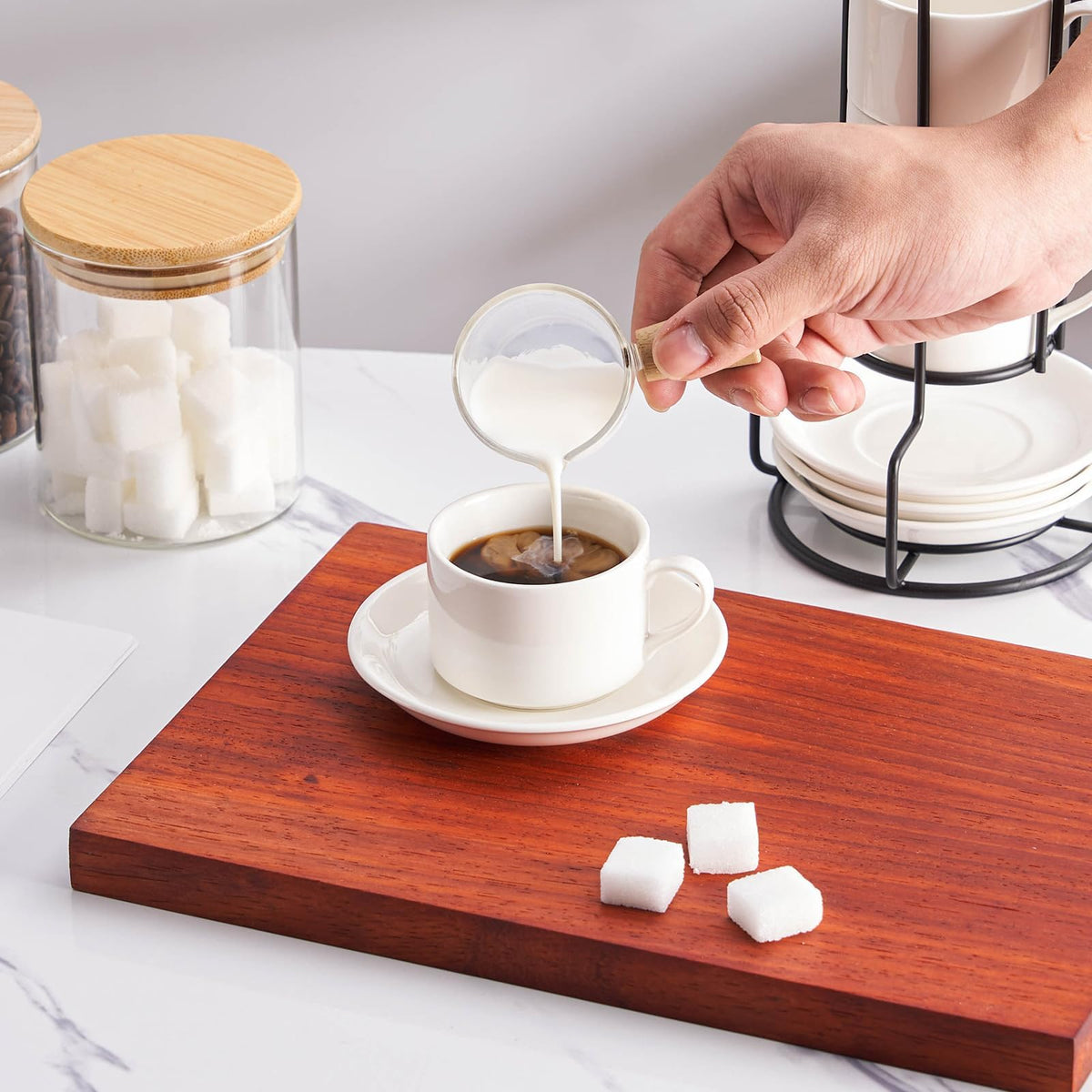 Meichu cups are microwave-safe and oven-safe for quick warm-ups