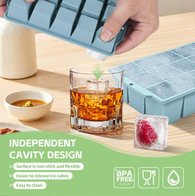MEIJO stackable design saves space in the freezer.