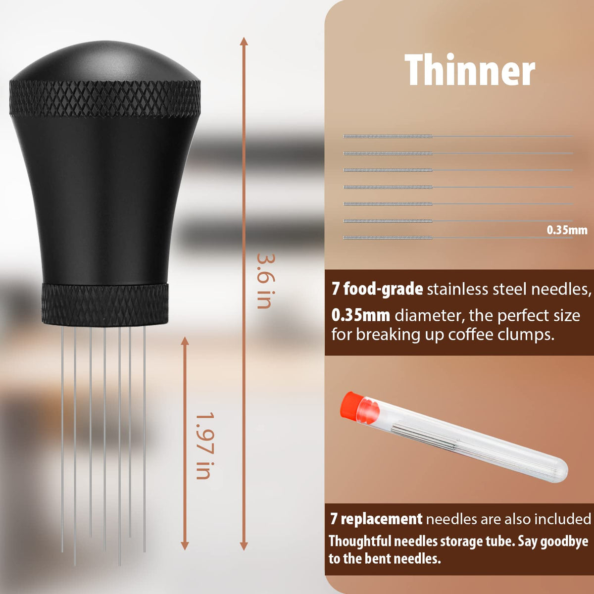 Meion WDT removable needles demonstrate easy assembly and customization