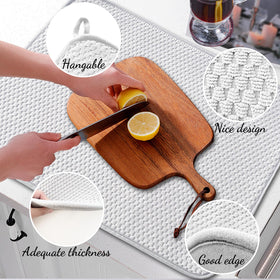 Meirrnyyu absorbent microfiber fabric locks moisture, protects countertops