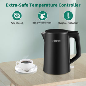 1.7 liter capacity with 1200W power for quick boils