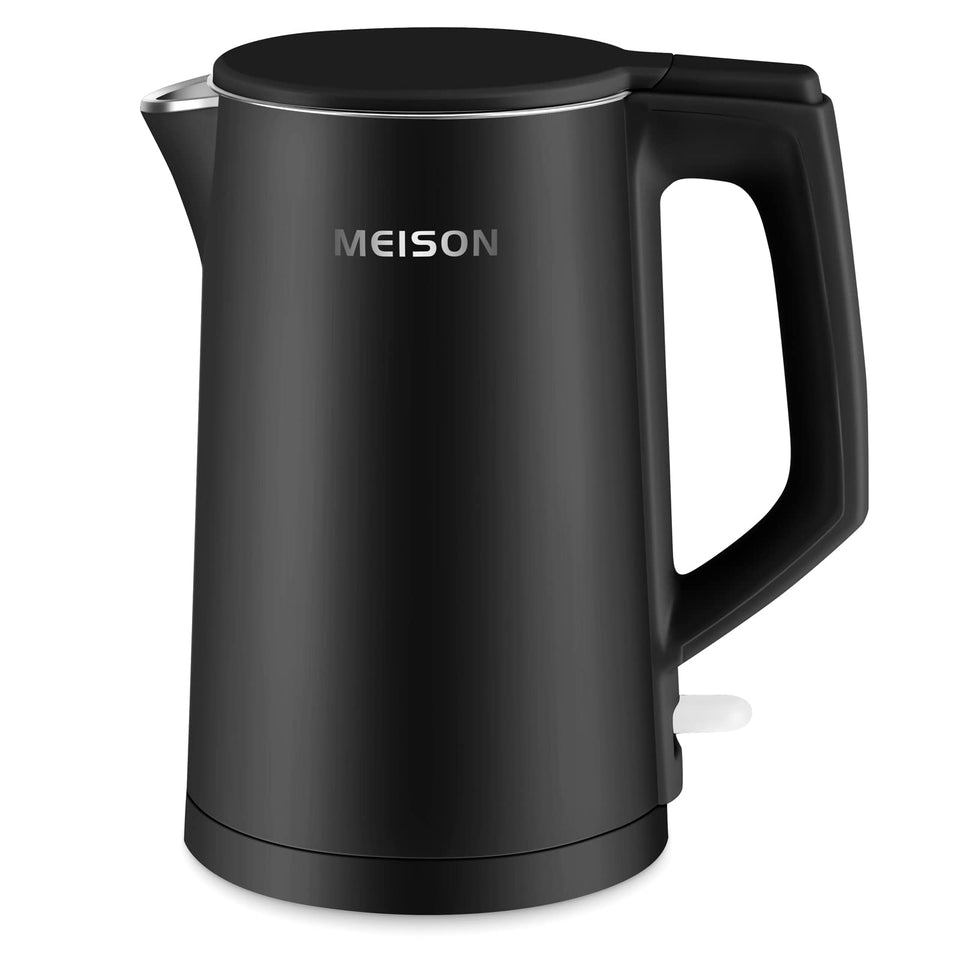 MEISON electric kettle with interior stainless steel for pure, plastic-free water