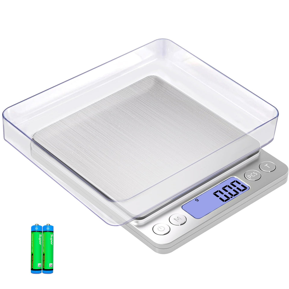 Meiya gram-scale compact design for precise weighing in kitchen and workshop.