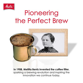 Eco-friendly Melitta filters are compostable and FSC-certified.