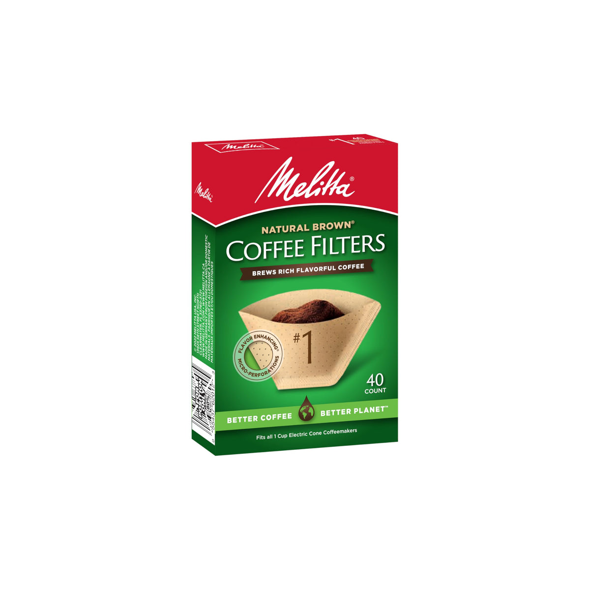 Melitta cone filter perforations close-up shows microfine design.