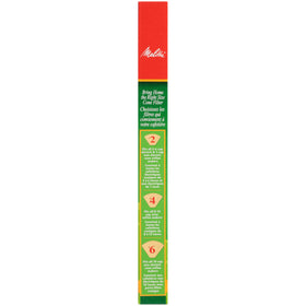 Melitta cone filters biodegradable packaging icon for sustainable brewing.