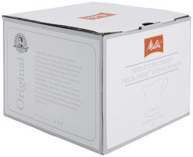 Melitta dishwasher-safe porcelain supports easy cleanup after daily use.