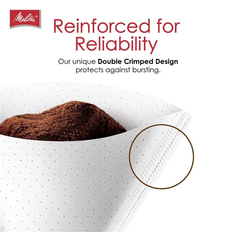 Gluten-free and kosher-certified Melitta filters for inclusive kitchen use.