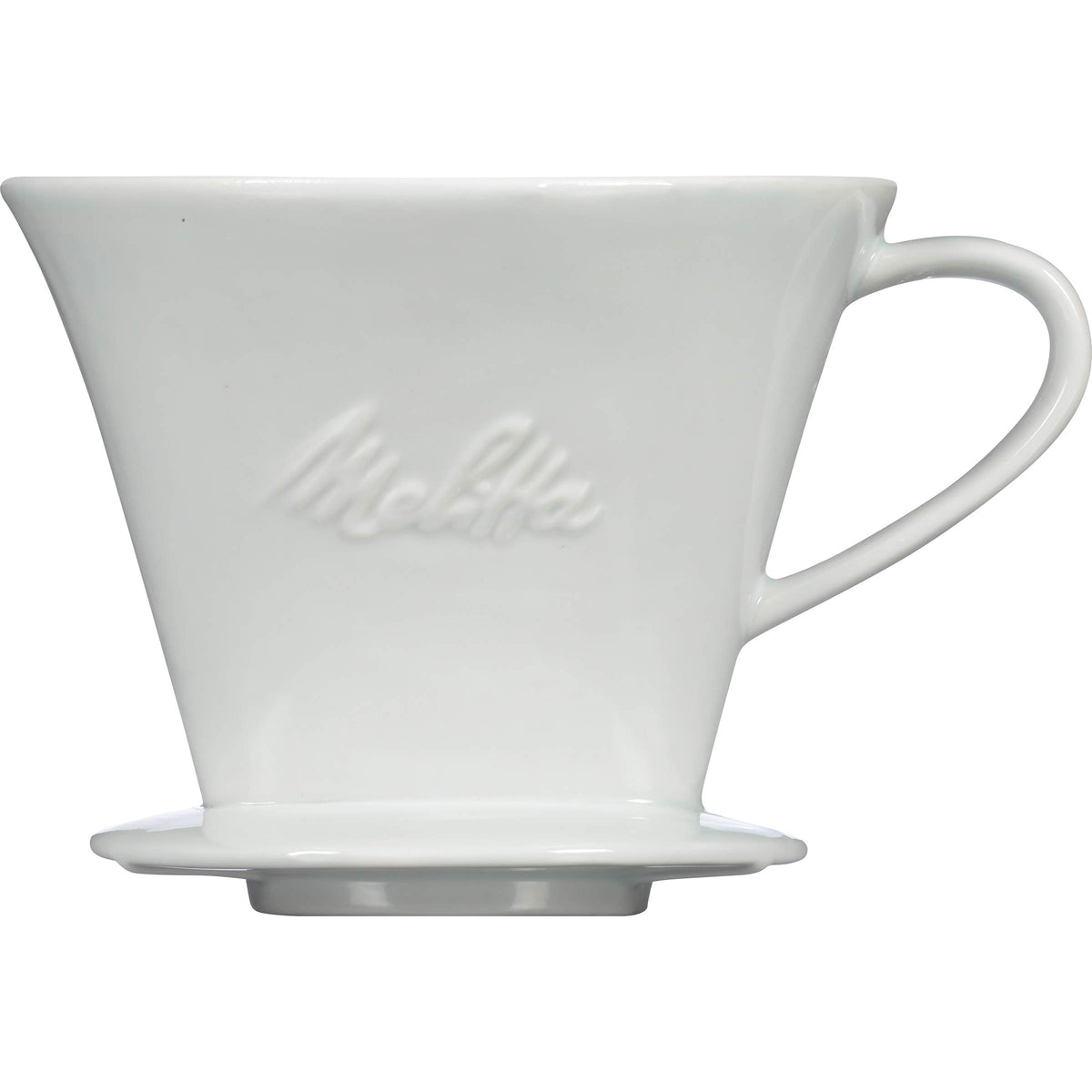 Melitta No. 2 porcelain pour-over cone with dishwasher-safe convenience