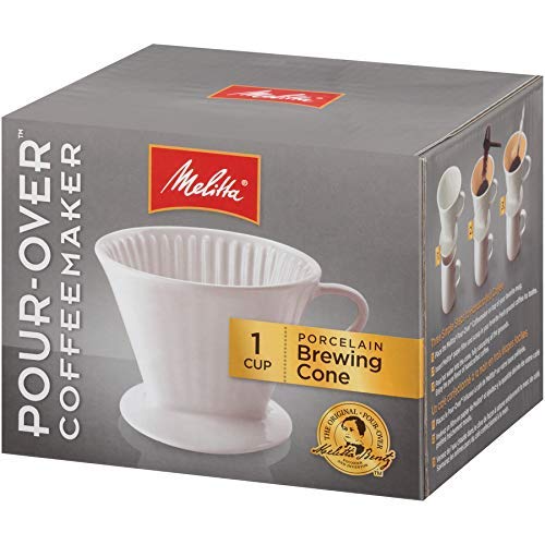 Melitta No. 2 pour-over showcasing elegant cup and brewing focus