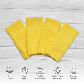 Mellow Buff close-up shows cotton terry texture for softness and absorbency