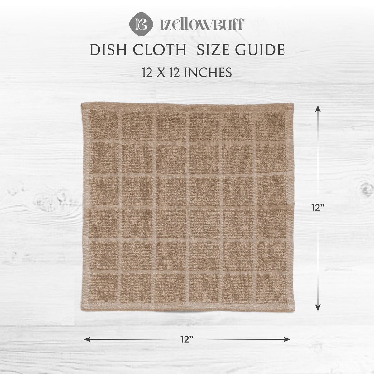 Mellow Buff lint-free cloths prevent fibers on glassware and surfaces.