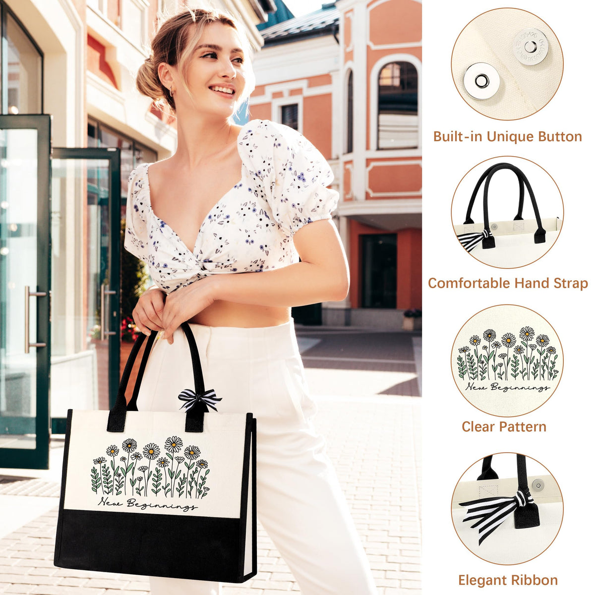 Memgift coating makeup bag keeps essentials organized on the go.