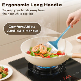MemoGem slotted spatula for precise turning without scratches