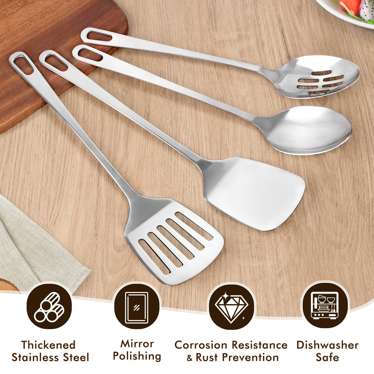 MemoGem wok spatula for high-heat flipping and scraping