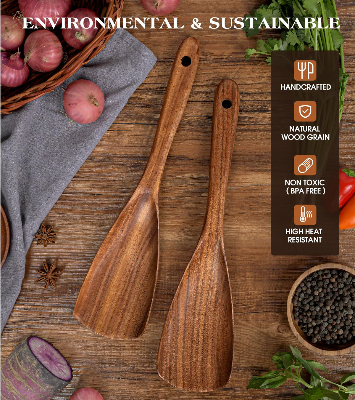 MemoGem multi-function kitchen spatula, ideal for stirring, scraping, flipping, and scooping