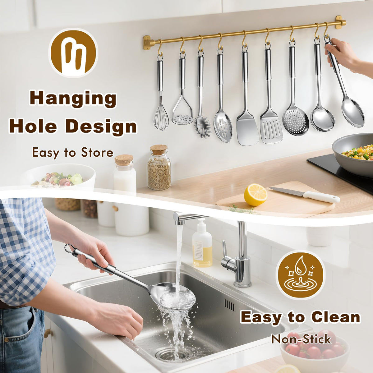 MemoGem pasta server efficient tines for easy tossing.