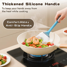 MemoGem stainless steel serving spoon ideal for sauces and soups