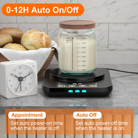 MENGBEI fermentation jar setup demonstrates warm, stable environment for dough proofing