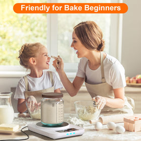 Mengbei sourdough starter jar compatibility highlights versatile fit for jars.