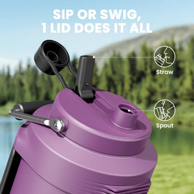 Meoky bottle features leak-proof seal for reliable hydration on bumpy journeys.